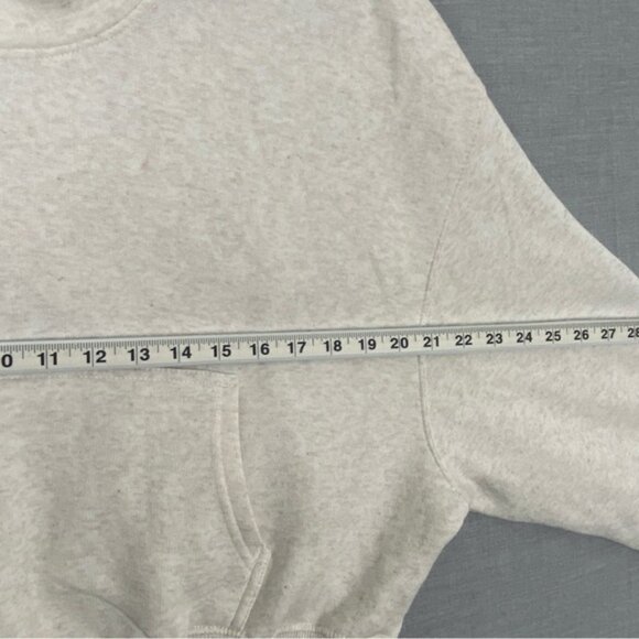 J.O & Co. Hooded Sweatshirt Cropped Sz Large Batwing Sleeves - Picture 8 of 9